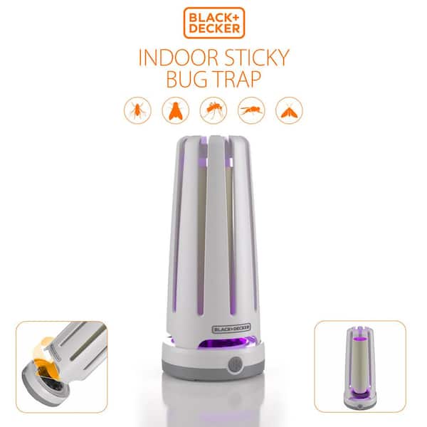 Black & Decker Indoor Sticky Glue Bug Trap with UV LED Light BDPC970