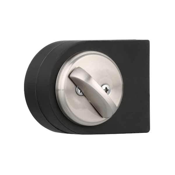 B60 Series Satin Nickel Single Cylinder Deadbolt Certified Highest for Security and Durability (2-Pack)