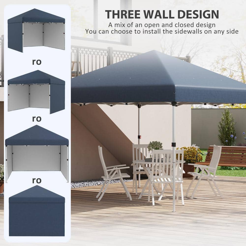 Navy Blue Climate Resistant Instant Outdoor Canopy Tent