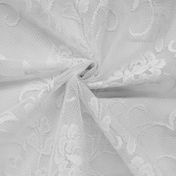 Swiss Voile Lace Fabric in 100% Swiss Cotton Ground Fabric