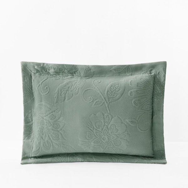The Company Store Putnam Matelasse Thyme Cotton Standard Sham