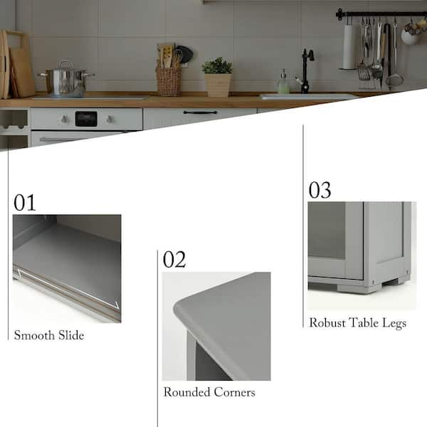 4 sliding door kitchen storage cabinet stainless steel cupboard