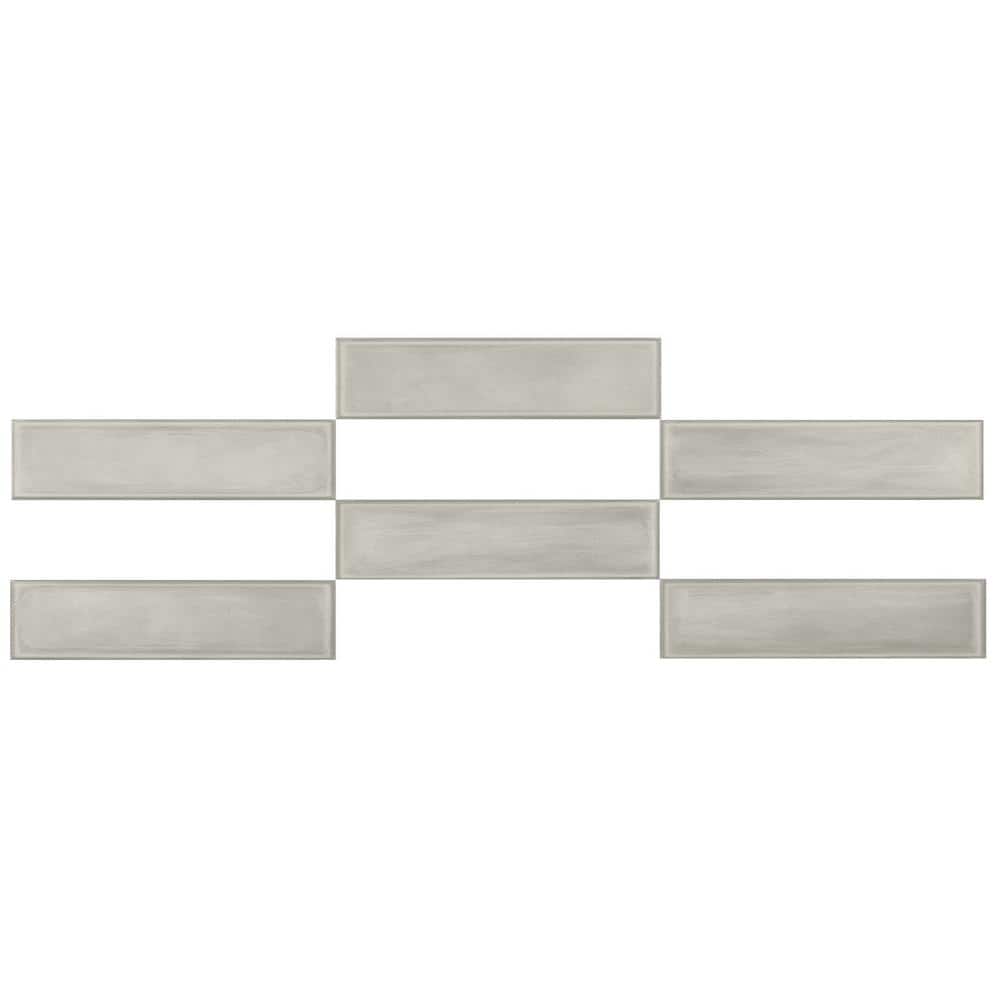 Stacy Garcia Gray Matte Porcelain Subway Wall Tile