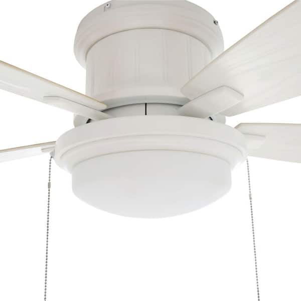 Hampton Bay Roanoke 48 in. Indoor/Outdoor Wet Rated White Ceiling