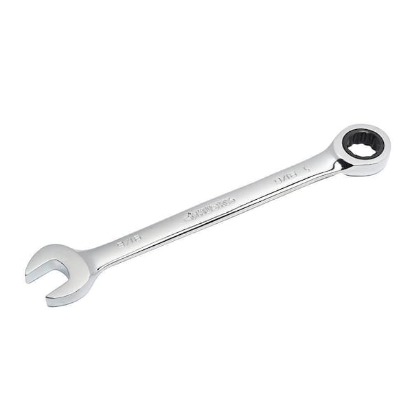Husky 9/16 in. 12-Point SAE Ratcheting Combination Wrench
