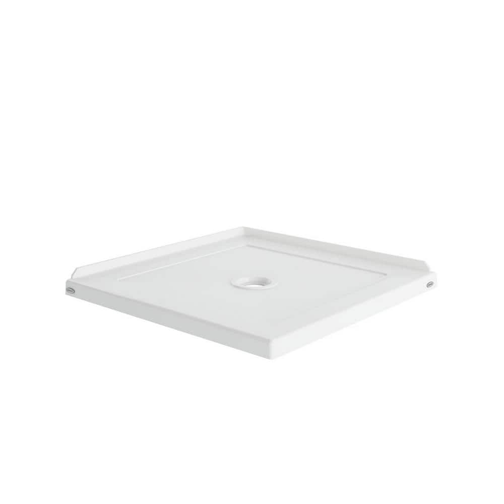 JACUZZI CATALINA 36 in. L x 36 in. W Corner Shower Pan Base with