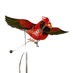 61 in. Tall Flying Cardinal Iron Swing Stake