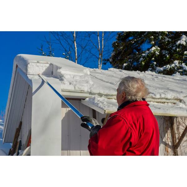 20 Plus 10 ft Handle Rooftop Snow Removal Tool SnowPeeler Plus