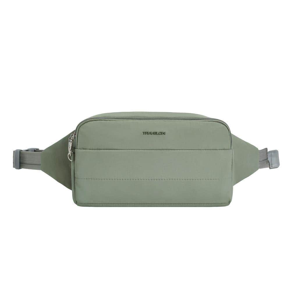 Travelon Anti-Theft 11 in. Moss Roam XL Belt Bag Waistpack 43678