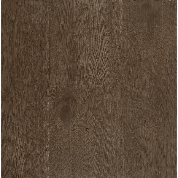 OptiWood Stormy Gray Oak 1/3 in. T x 7.5 in. W Waterproof Wire Brushed Engineered Hardwood Flooring (17.5 sqft/case)