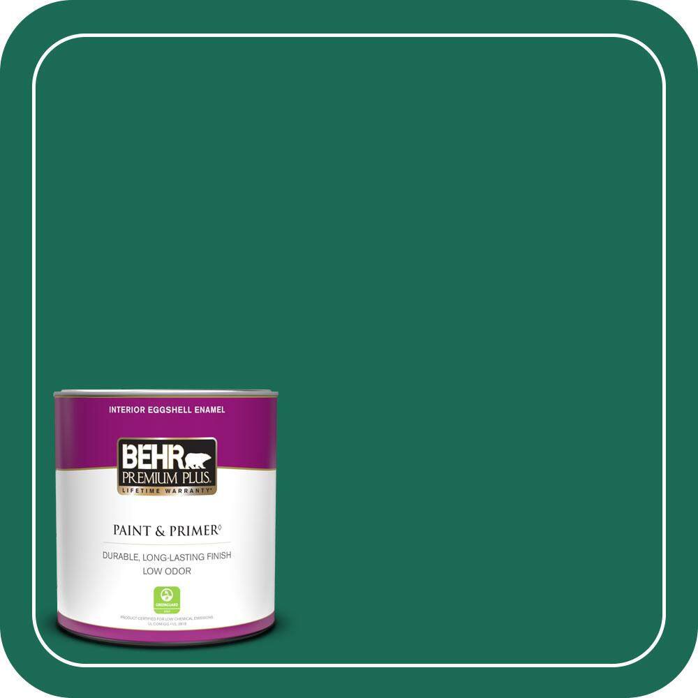 1 qt. #480B-7 Clover Brook Eggshell Enamel Low Odor Interior Paint & Primer price history on PriceWatchPro