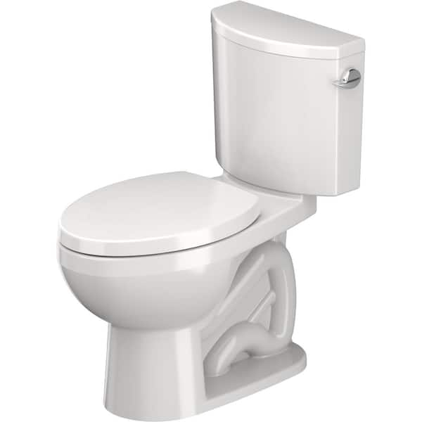 No.1 Pro Series 2-Piece 1.28 Single Flush Elongated Toilet in White with Seat Included