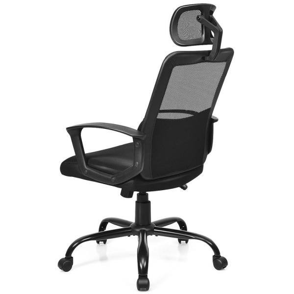 Black High Back Ergonomic Mesh Swivel Office Chair