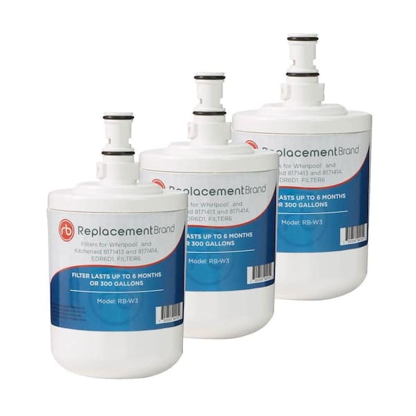 ReplacementBrand 8171413 Comparable Refrigerator Water Filter (3-Pack)