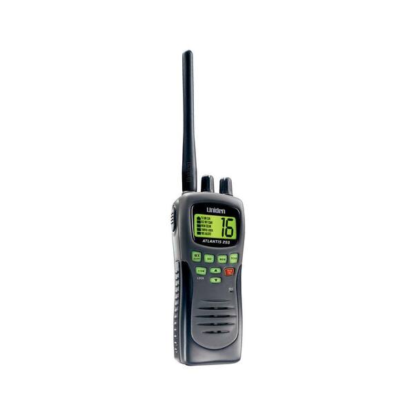 Uniden 8 Mile 88 Channel Handheld 2-Way VHF Marine Radio (Black)