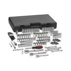 1/4 in., 3/8 in. and 1/2 in. Drive Standard and Deep SAE/Metric Mechanics Tool Set (141-Piece)