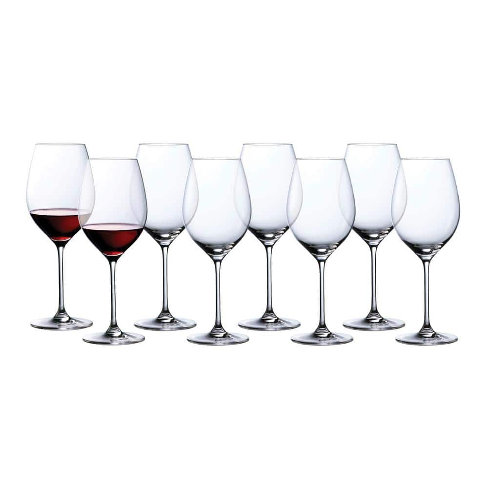 JoyJolt Disney Luxury Mickey Mouse Crystal Stemmed White Wine Glass - 16 oz - Set of 2