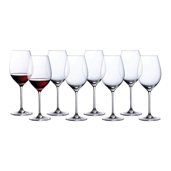 Smarty Had A Party 8 oz. Crystal Cut Plastic Wine Glasses (48 Glasses)
