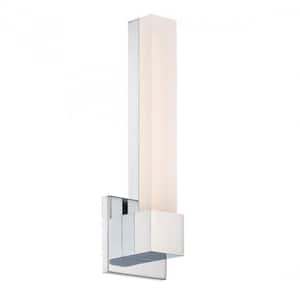 Esprit 15 in. Chrome LED Vanity Light Bar and Wall Sconce, 3000K