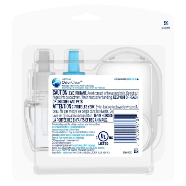 Febreze - Noticeables 0.879 oz. Linen and Sky Dual Scented Oil Refill with Free Warmer