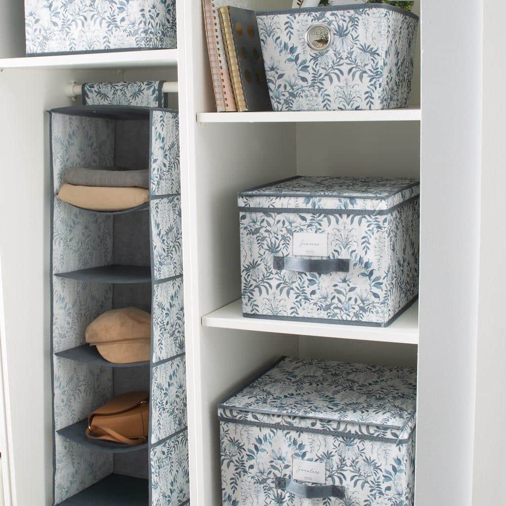 Parterre Blue Collapsible Non-Woven Kids Storage Box