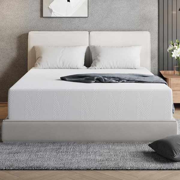 Classic Queen Medium Gel Memory Foam 14 in. in a box with Cooling Night Sleep & Pressure Relief Mattress