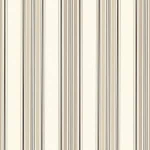 Marine Khaki Sailor Stripe Paper Strippable Roll (Covers 56.4 sq. ft.)