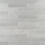 Ivy Hill Tile Marmo Gray 4 In. X 0.39 In. Matte Marble Look Porcelain ...