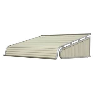 4 ft. 1500 Series Door Canopy Aluminum Fixed Awning (12 in. H x 42 in. D) in Almond