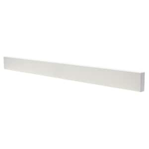 37 in. x 3 in. Terrazzo Vanity Backsplash in White