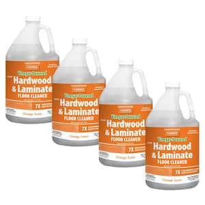 128 oz. Vinegar-Powered Hardwood and Laminate Floor Cleaner with Orange Scent (4-Pack)