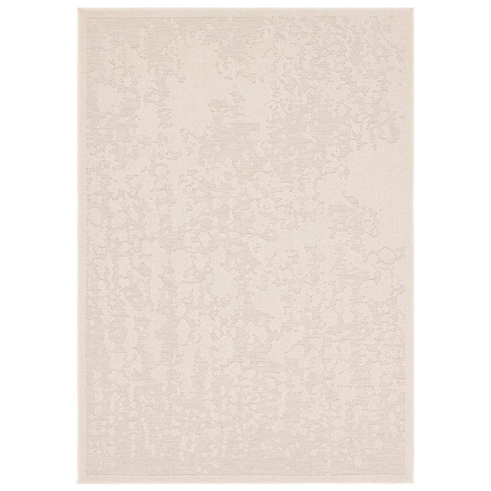 Jaipur Living Paradox 2 ft. x 3 ft. Abstract Cream Indoor/Outdoor Area ...