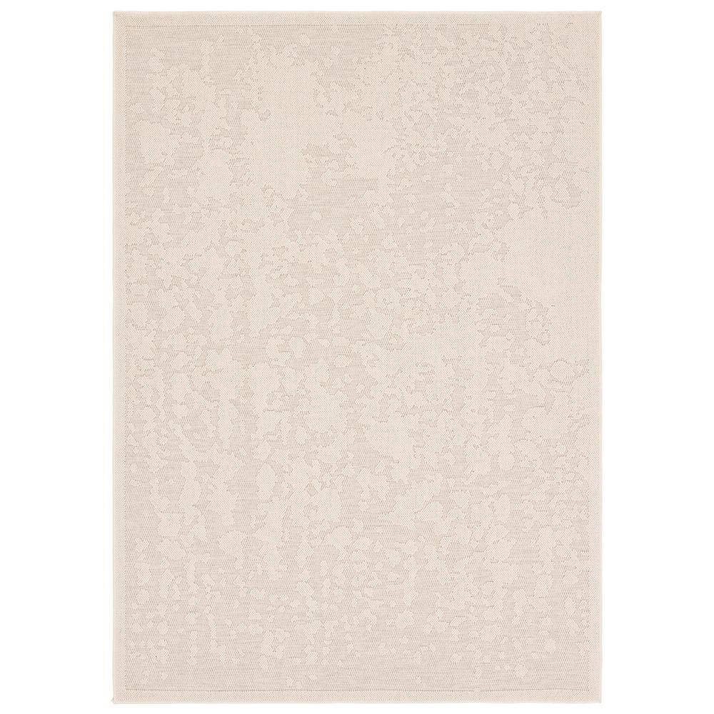 VIBE BY JAIPUR LIVING Paradox 5 ft. x 8 ft. Abstract Cream Indoor/Outdoor Area Rug