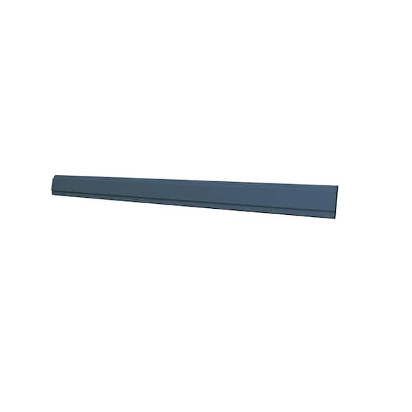 Washington Franklin Hargrove 96 in. W x 0.75 in. D x 2.25 in. H in Vessel Blue Contemporary Light Rail Edge Molding