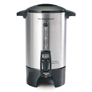 SKYSHALO Commercial Coffee Urn 50 Cups Stainless Steel Large Coffee  Dispenser 1000W/110V Electric Coffee Maker Urn For Brewing  BSYKFTDCJ50PPR98WV1-0730 - The Home Depot
