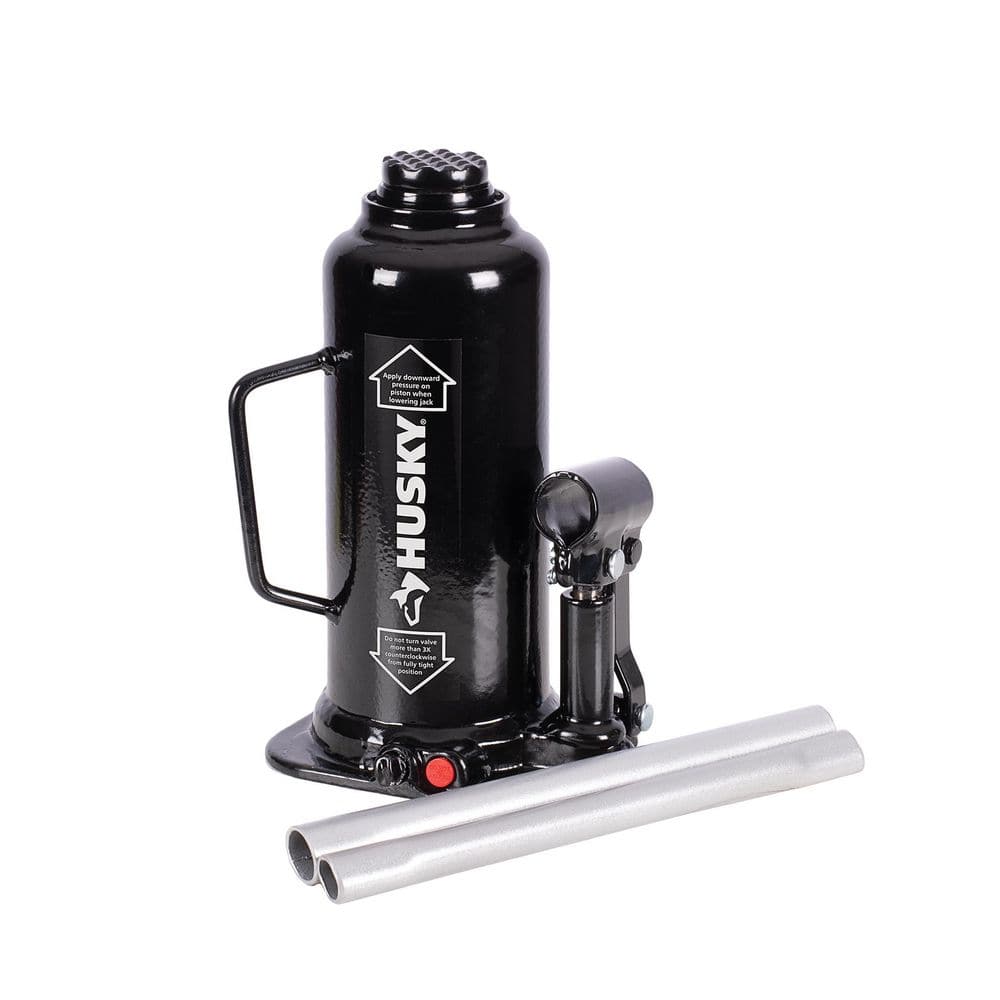 Husky 12-Ton Welded Bottle Jack HPL12BW-ZDT-TH - The Home Depot