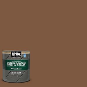 1 qt. #SC-110 Chestnut Solid Color Waterproofing Exterior Wood Stain and Sealer