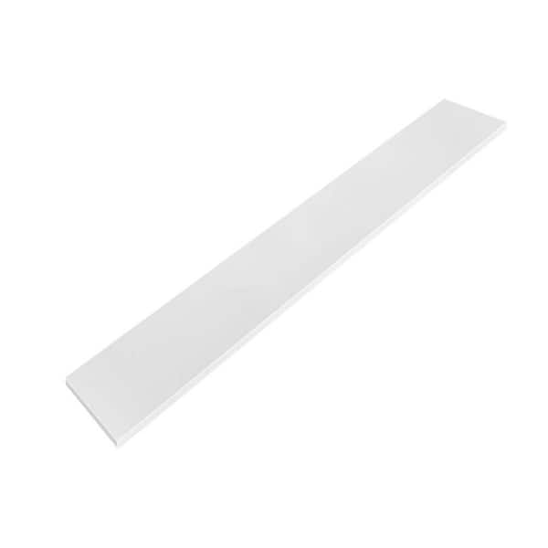 21.25 in. W Engineered Stone Vanity Sidesplash in White