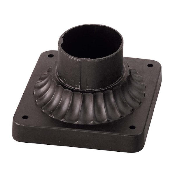 Savoy House Pier Mount in Flat Black