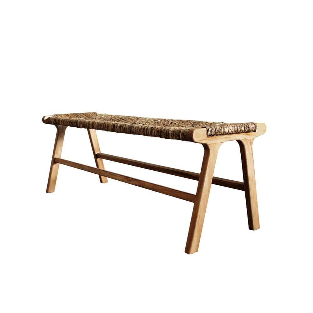 Karson Caramel Dining Bench Without Back 48 in.