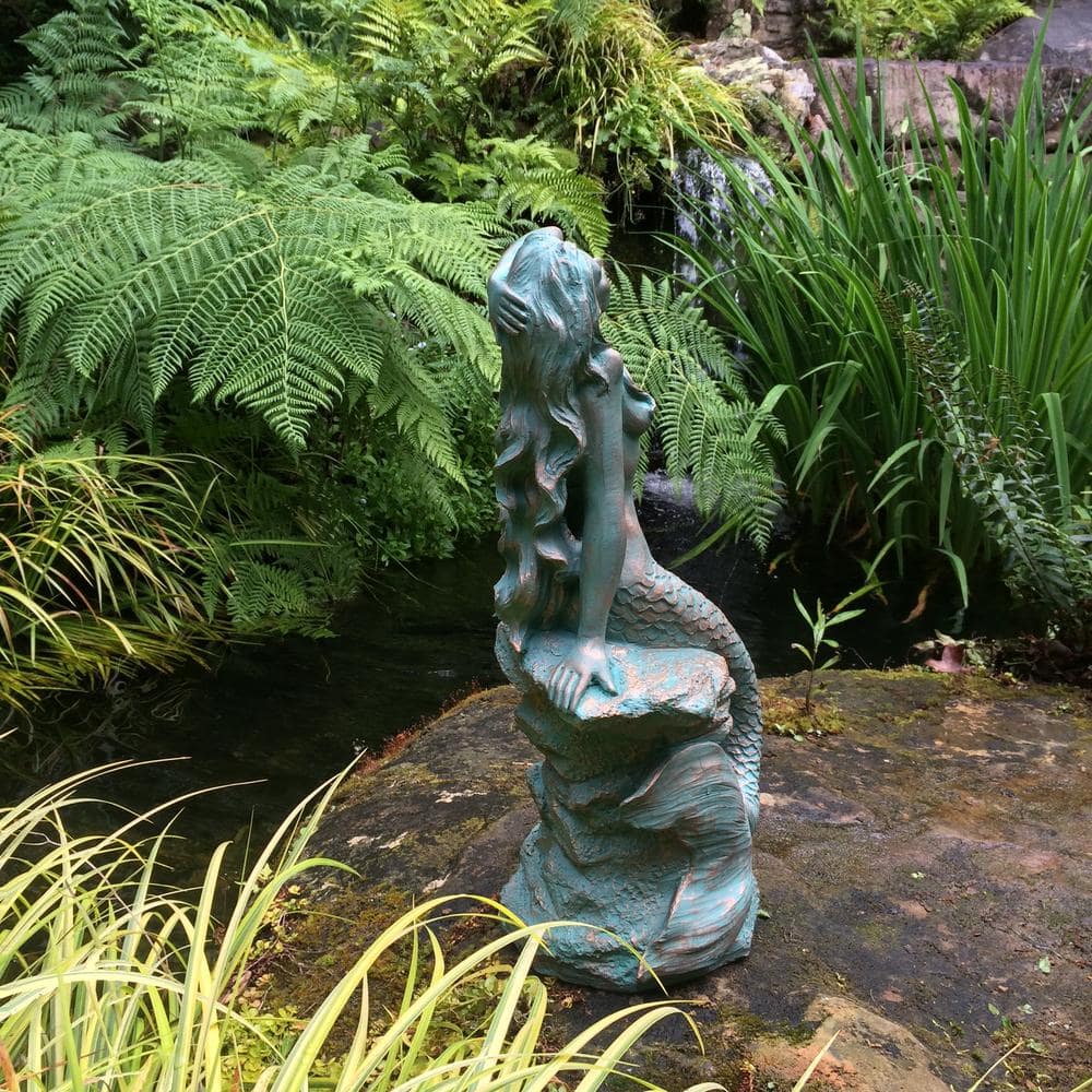HomeStyles Life's a Beach Sexy Mermaid on Coastal Rock Statue