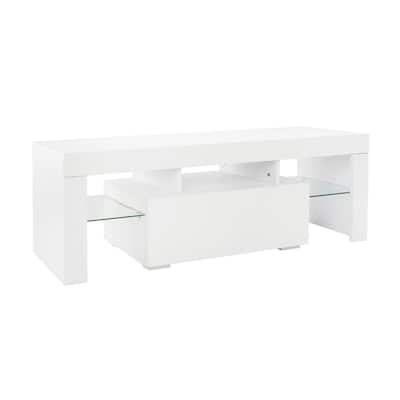 LED TV Unit Cabinet Stand Shelf Table Free Storage Drawer