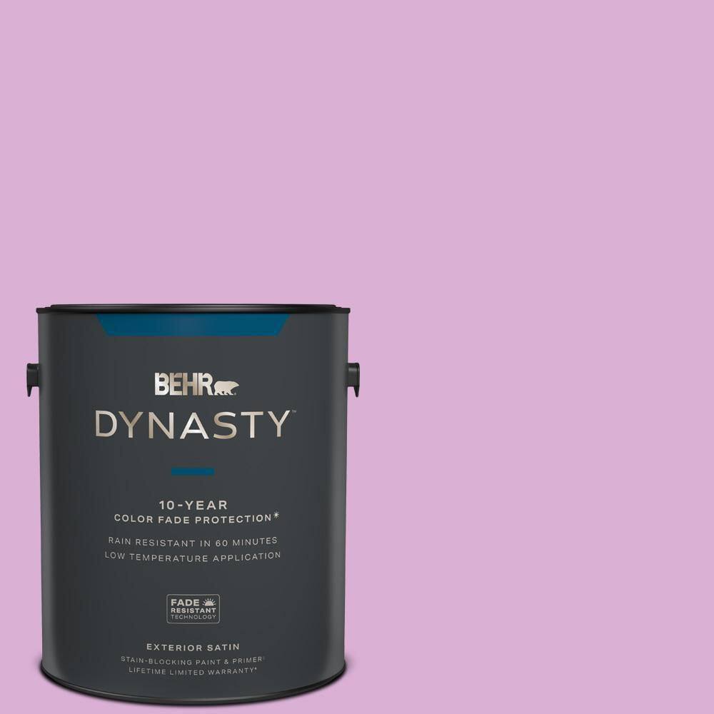 BEHR DYNASTY 1 gal. #P110-3 BFF Satin Enamel Exterior Stain-Blocking Paint  & Primer 965001 - The Home Depot