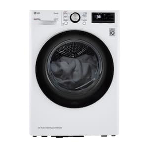 24 in. W 4.2 cu. ft. Compact Ventless Stackable Electric Dryer with Dual Inverter HeatPump Technology in White
