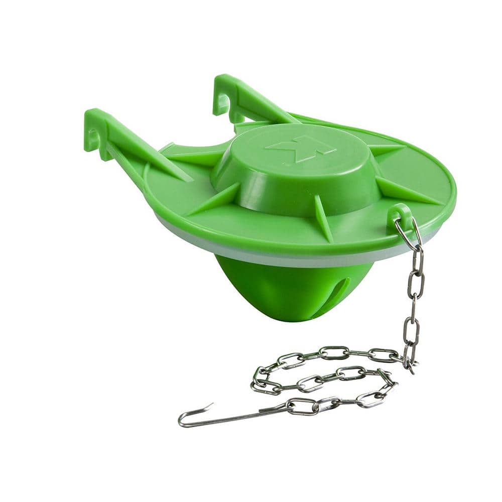 Green and Gray Adjustable High Performance Toilet Flush Valve Kit