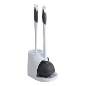 Toilet Brush and Holder Plunger and Bowl Brush Combo (1-pack)