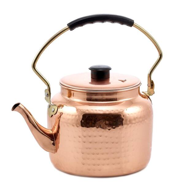 Old Dutch 8-Cup Stovetop Tea Kettle in Copper