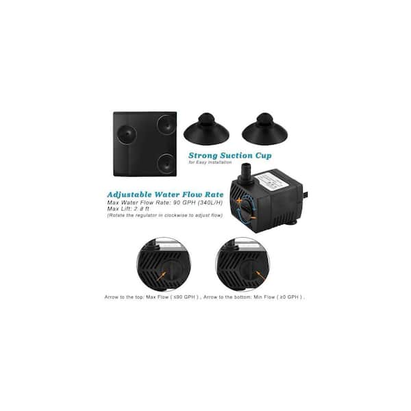 fish tank water flow accessories Aquario Neo Lily Pipes Designed with a water filter cover Aqueon Aquarium Water Changer Water