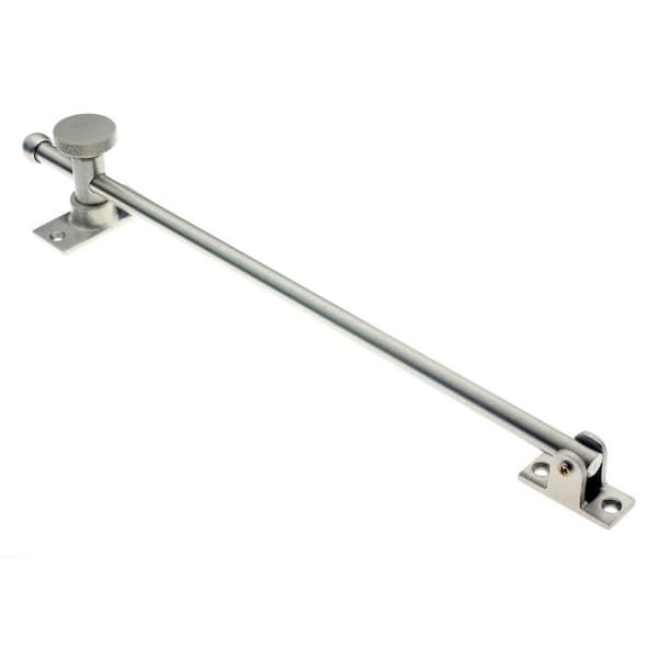 12 in. Satin Nickel Solid Brass Single-arm casement Window Operator