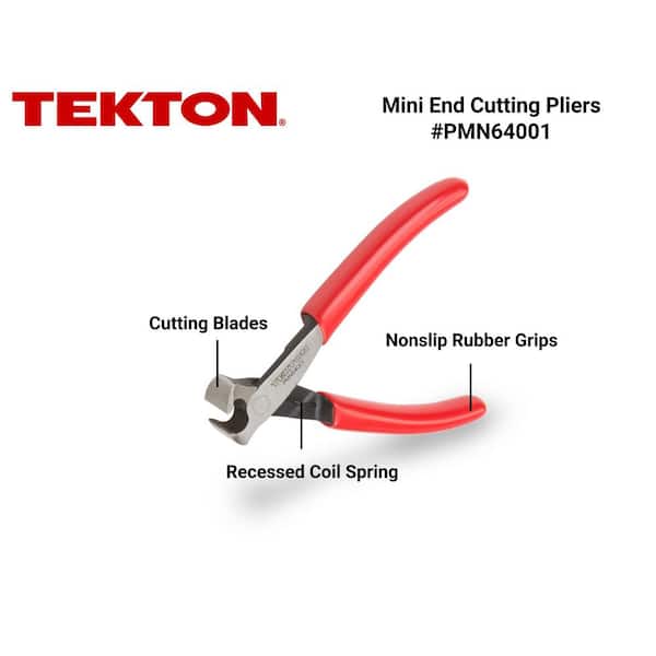 TEKTON Mini End Cutting Pliers PMN64001 - The Home Depot